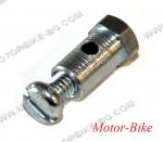 НАКРАЙНИК ЗА ЖИЛО С БОЛТЧЕ 6x12.5 мм ЖЕЛЕЗЕН-2